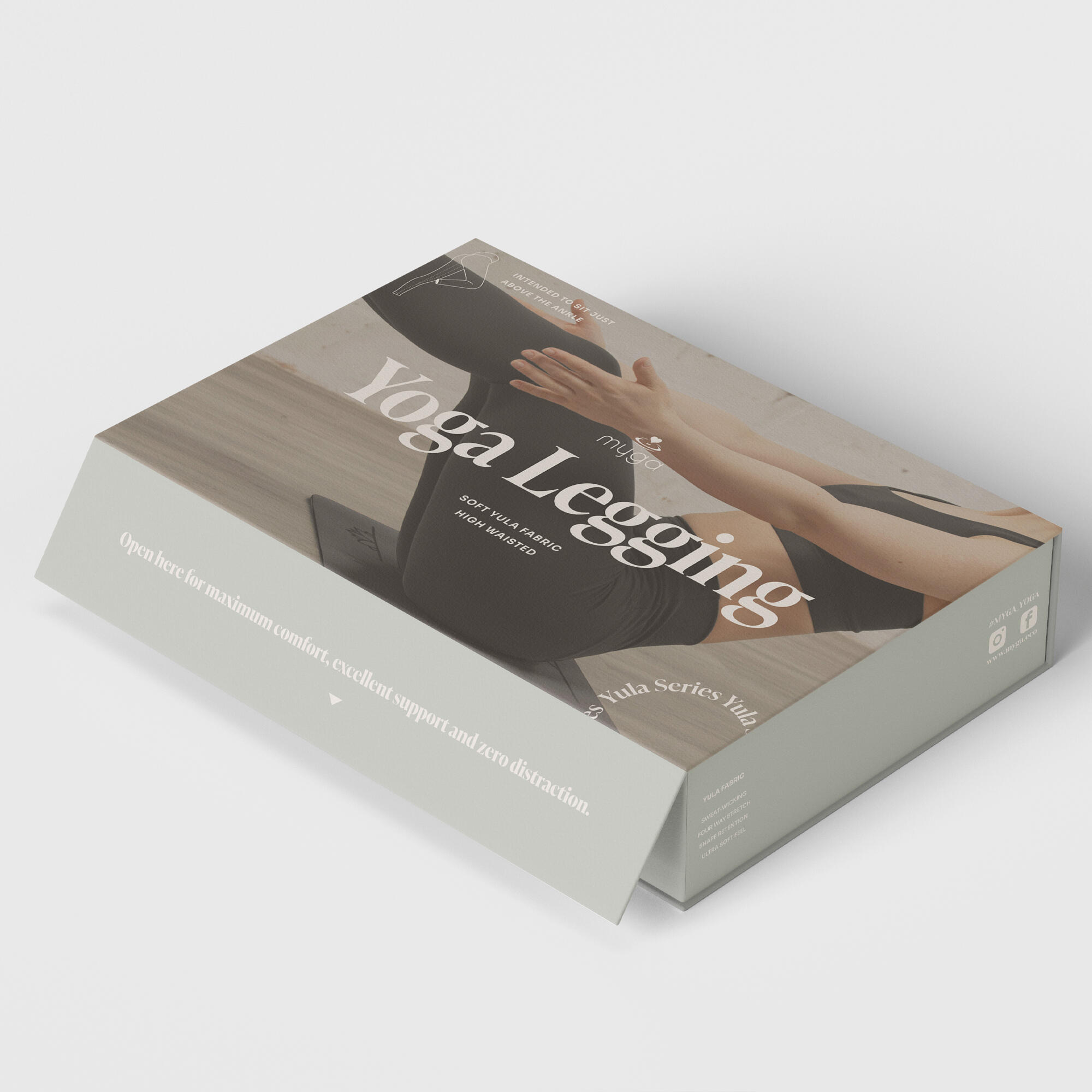 Legginsy myga Yula High-Waisted 7/8 - Grey - S 5/7