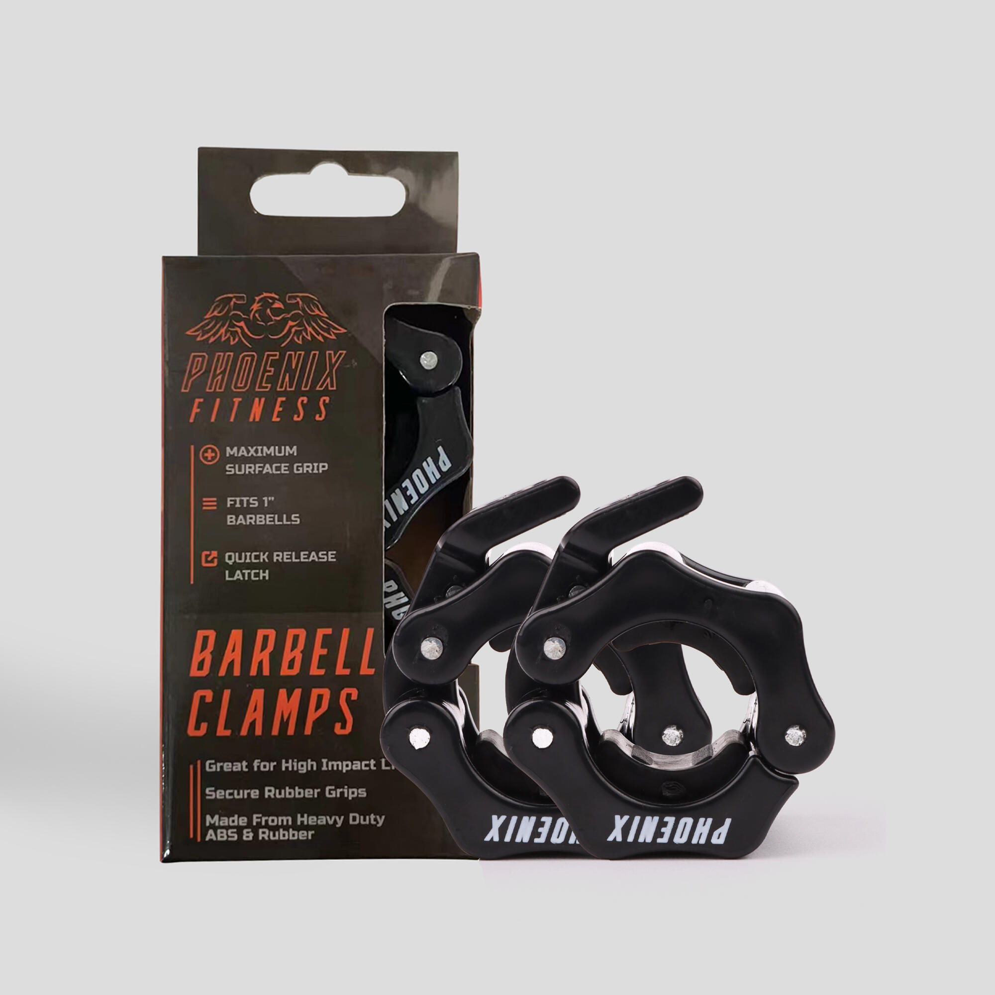 PHOENIX FITNESS 1-inch Barbell Clamps