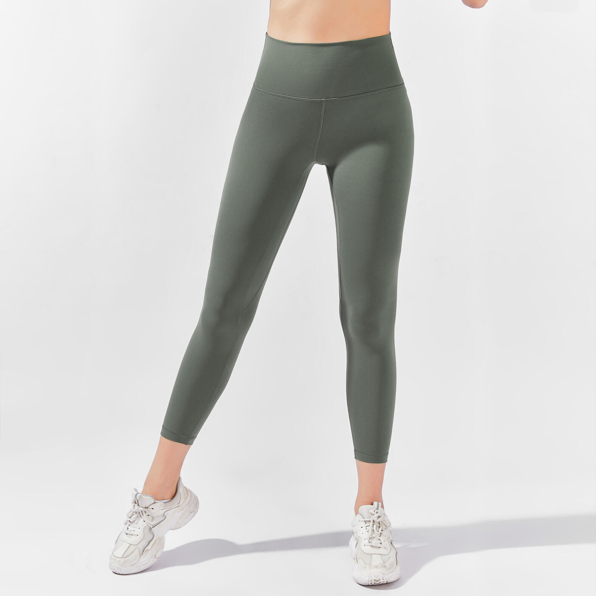 MYGA High-Waisted 7/8 YULA Yoga Leggings - Green