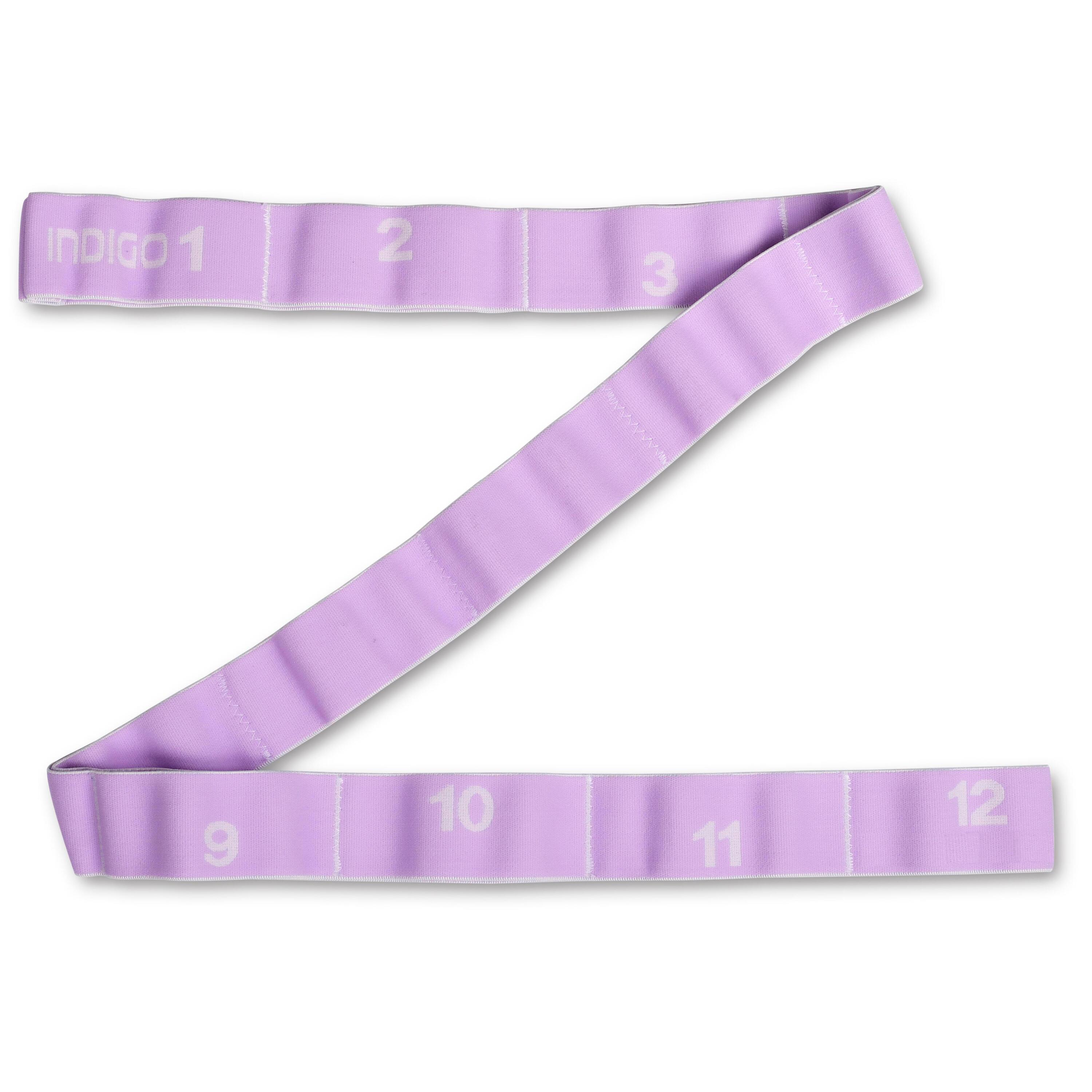 INDIGO SPORTS Banda Elástica Cinta Cerrada 12 Asas INDIGO MEDIUM 127*4 cm Púrpura
