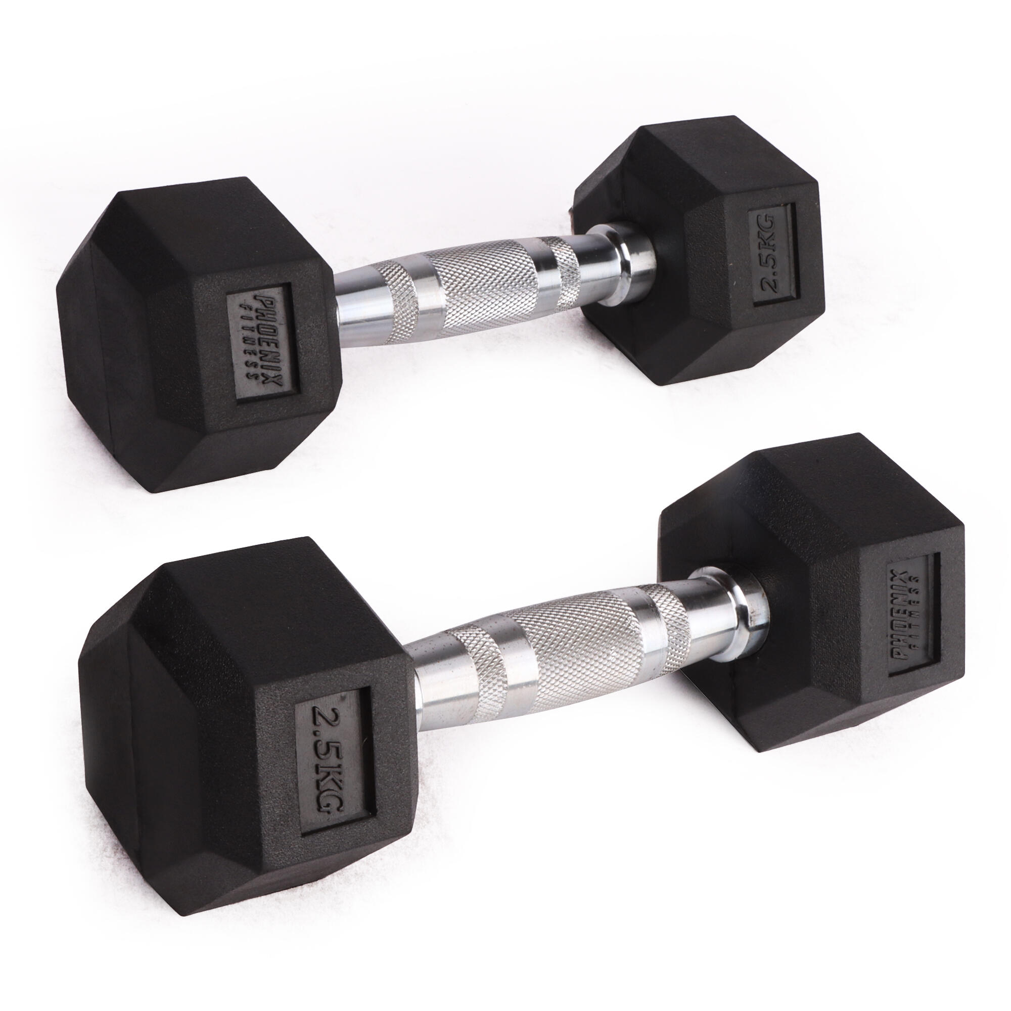 PHOENIX FITNESS Phoenix Fitness Pair of Hex Dumbbells - 15kg