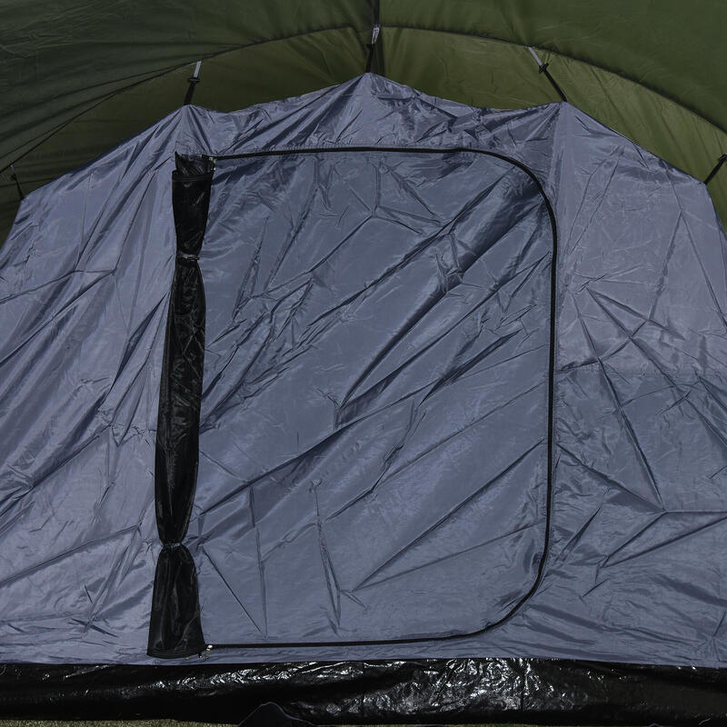 Tenda de campismo 610x385x220 cm verde Outsunny
