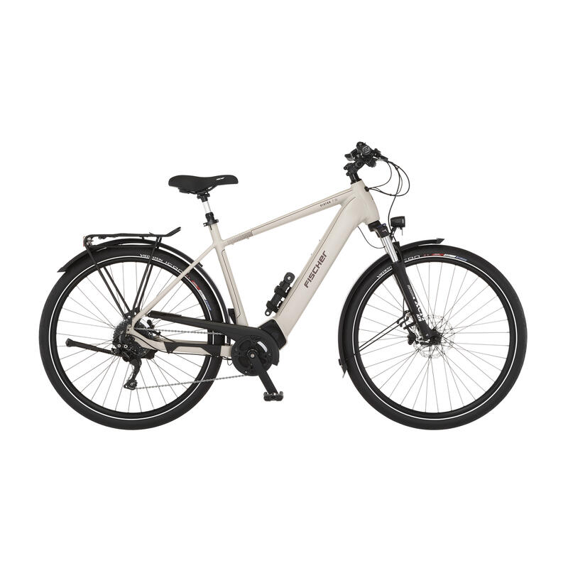 FISCHER Trekking E-Bike Viator 7.0i - hellgrau, RH 55 cm, 28 Zoll, 630 Wh