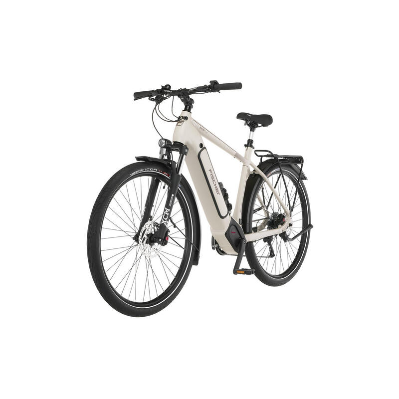 FISCHER Trekking E-Bike Viator 7.0i - hellgrau, RH 55 cm, 28 Zoll, 630 Wh