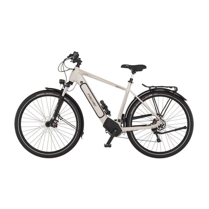 FISCHER Trekking E-Bike Viator 7.0i - hellgrau, RH 55 cm, 28 Zoll, 630 Wh