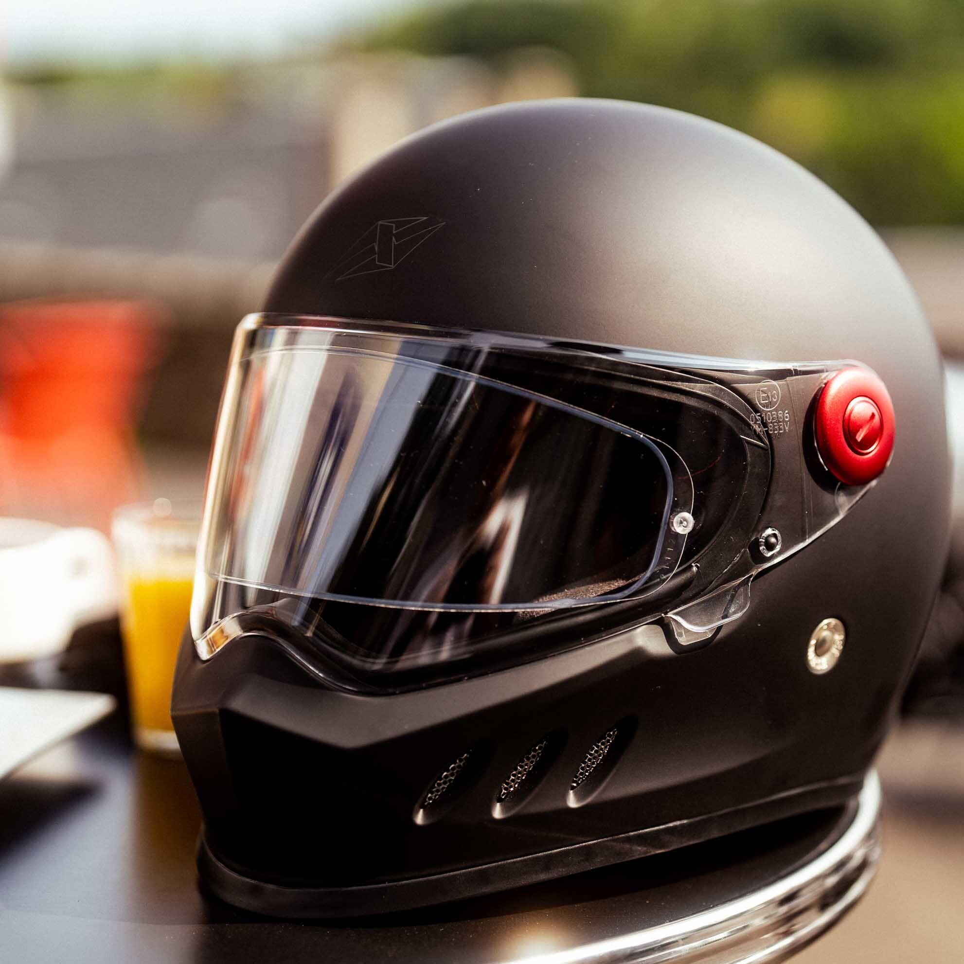 MOTOBLOUZ Casque Intégral COMANDO Black | ECE 22.06 3/7