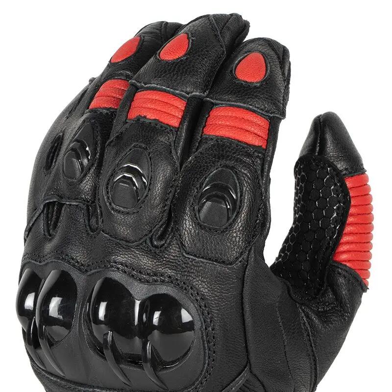 Gants BORGATTI homme Noir/Rouge DXR 5/7