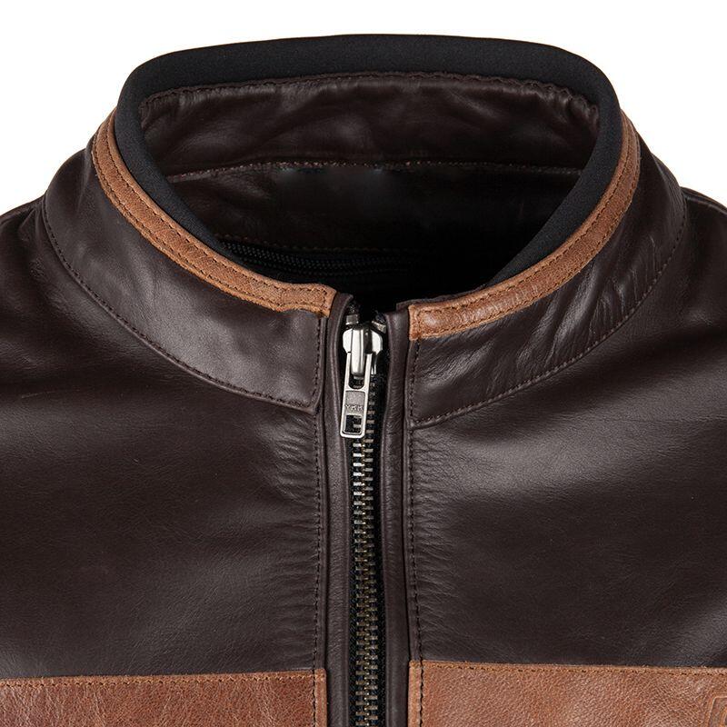 Blouson LINUS RIDER CE homme Marron DXR