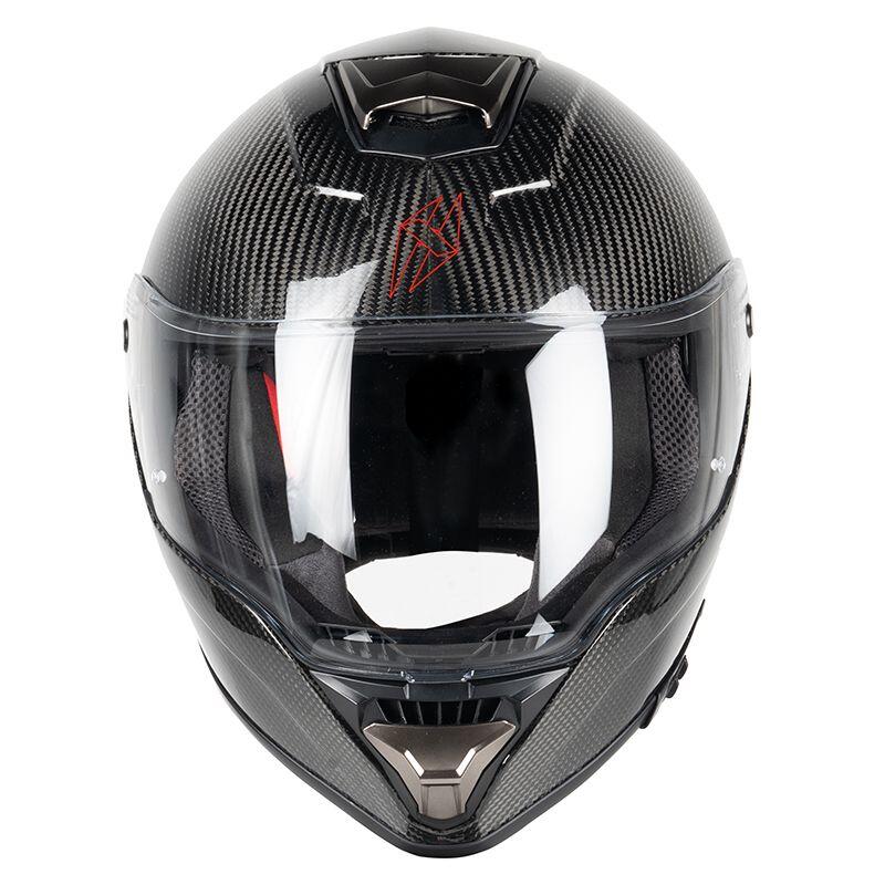 MOTOBLOUZ Casque Intégral CONTINENTAL CARBON Black Glossy | ECE 22.06 7/7