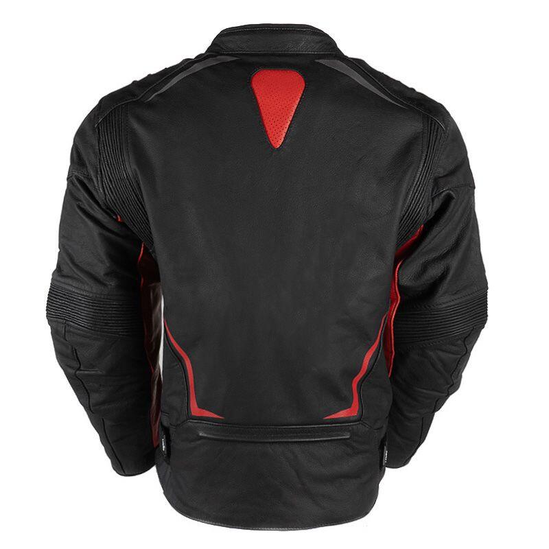 Blouson ALONSO EVO homme Noir/Rouge DXR