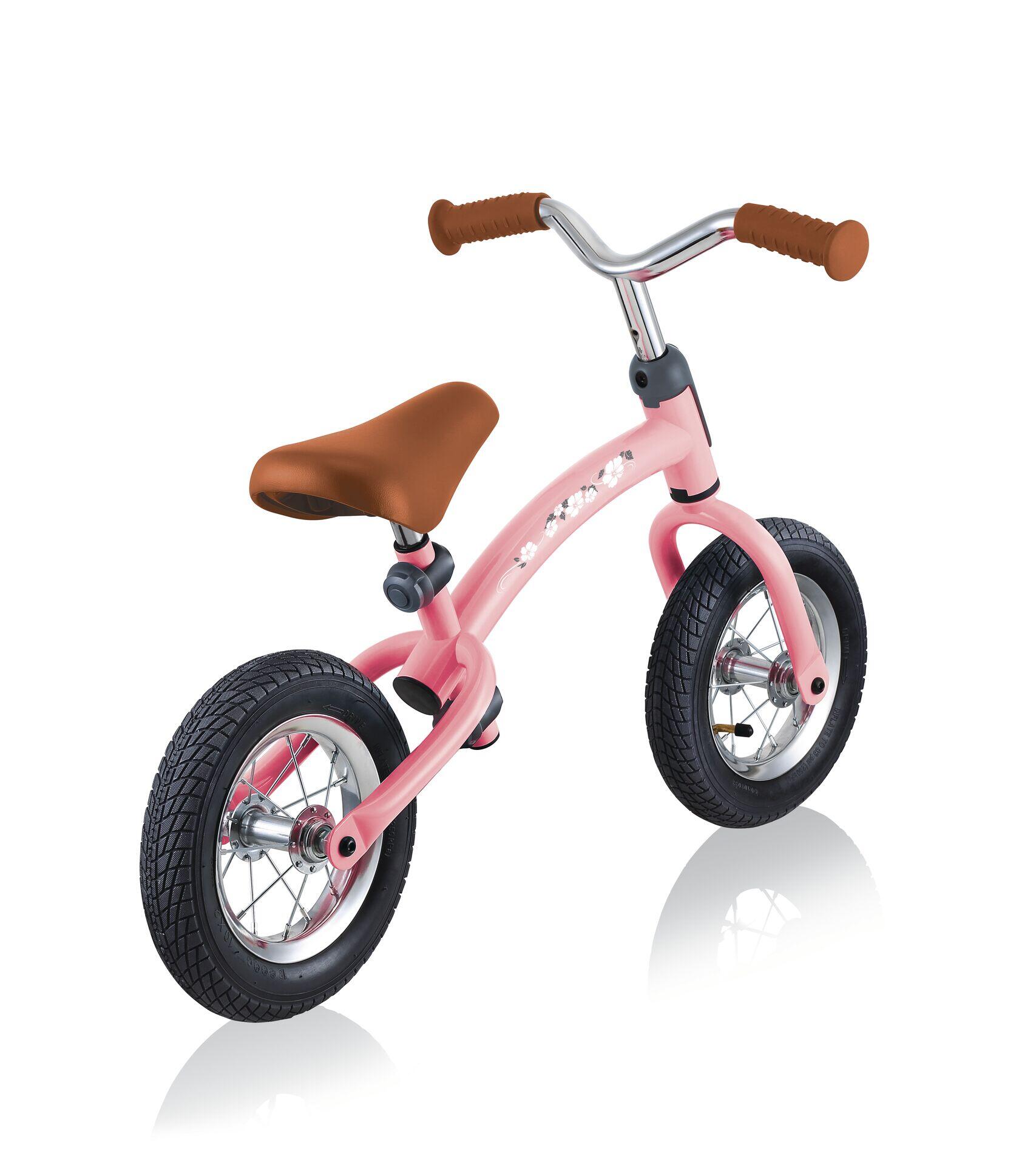 Globber Go Bike Air- Balance Bike - Pastel Pink 7/7