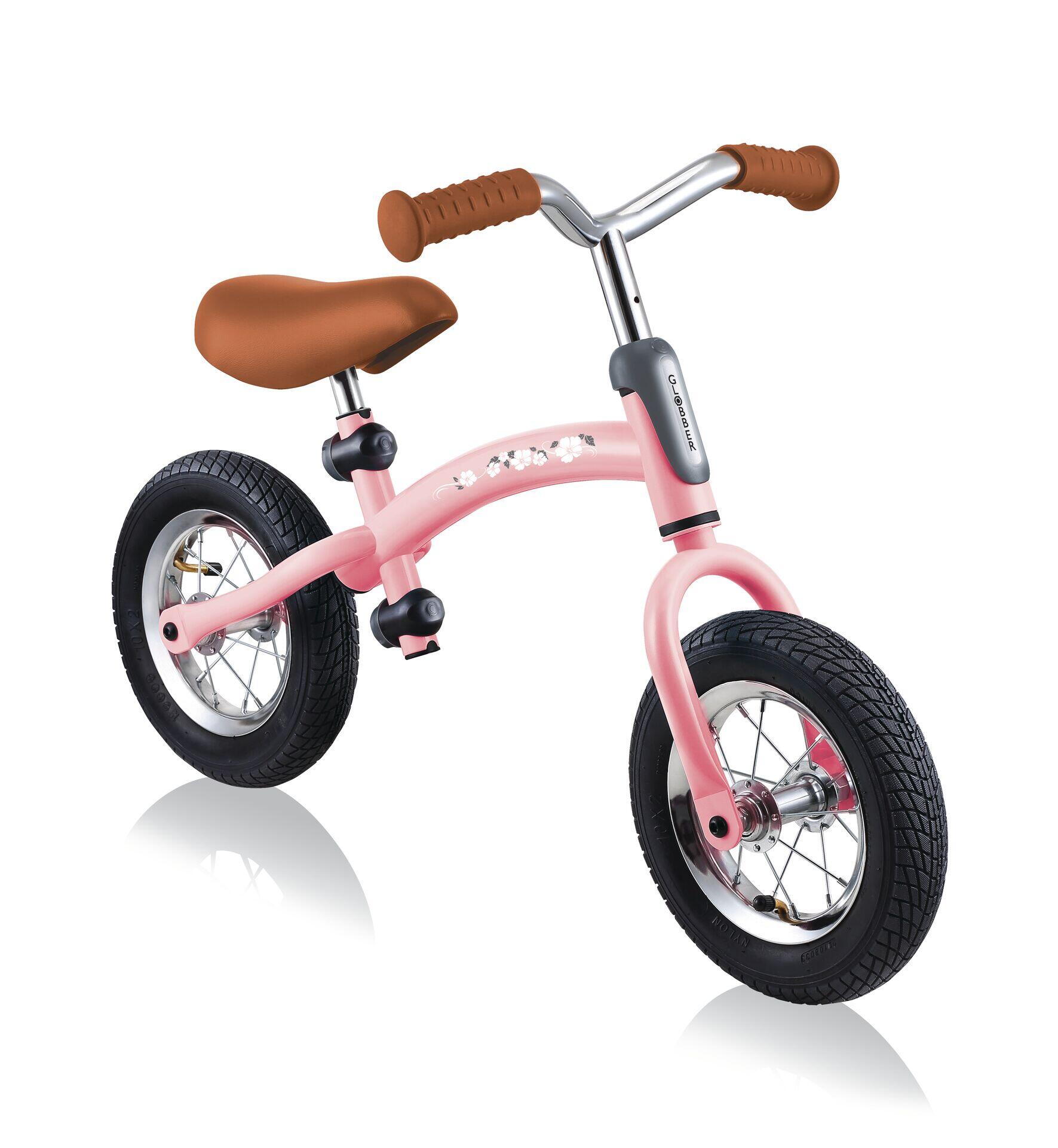 Globber Go Bike Air- Balance Bike - Pastel Pink 5/7
