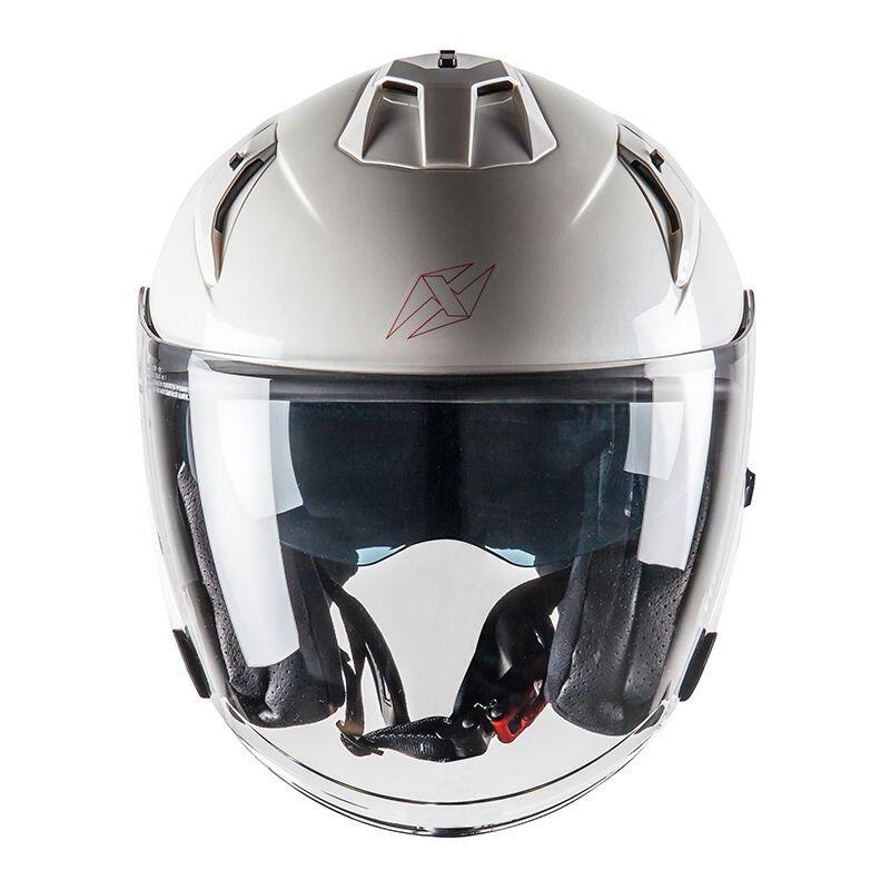 MOTOBLOUZ Casque JET SODDY White pour Scooter Vélo Trottinette 4/7
