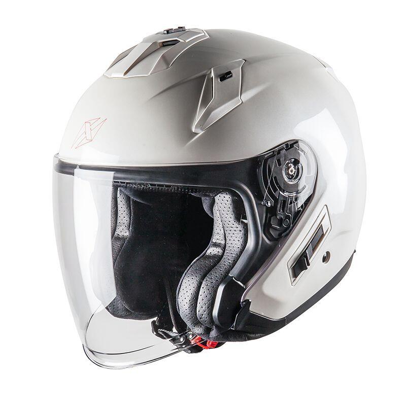 MOTOBLOUZ Casque JET SODDY White pour Scooter Vélo Trottinette 2/7