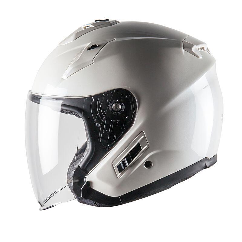 MOTOBLOUZ Casque JET SODDY White pour Scooter Vélo Trottinette 5/7