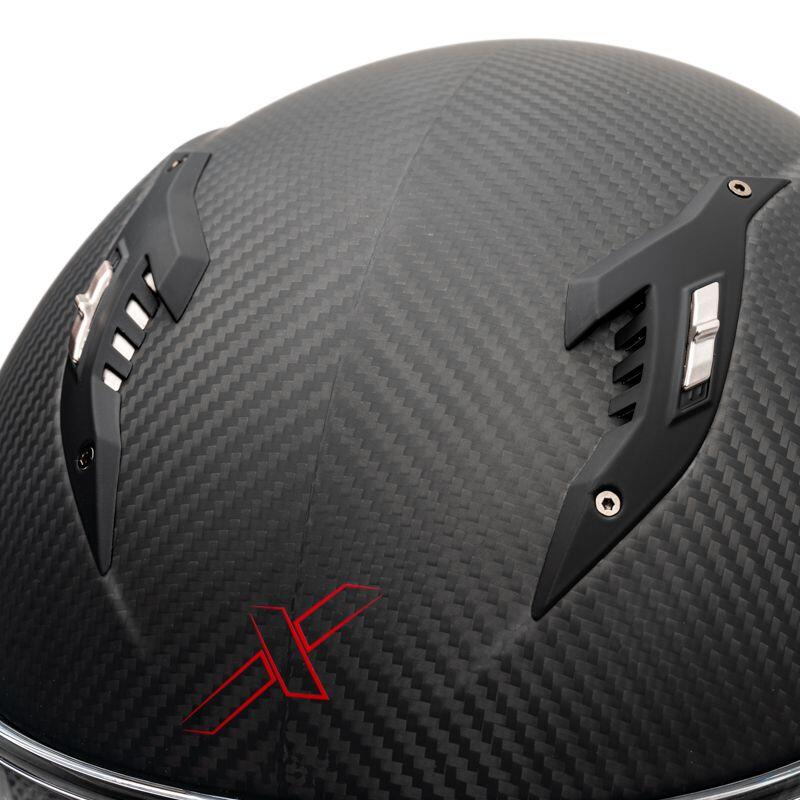 MOTOBLOUZ Casque Intégral CRONOS CARBON Carbon mat | ECE 22.06 7/7