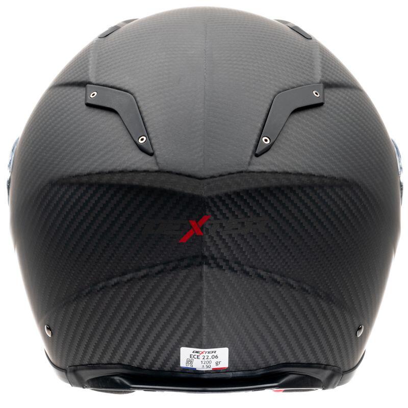 MOTOBLOUZ Casque Intégral CRONOS CARBON Carbon mat | ECE 22.06 5/7