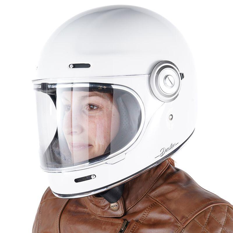 Casque TANNEN GLOSSY Adulte Blanc Glossy Dexter