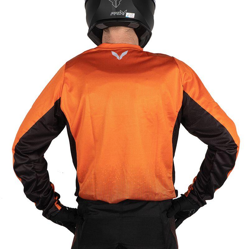 Maillot cross HOLESHOT ORANGE MOTOBLOUZ 3/7