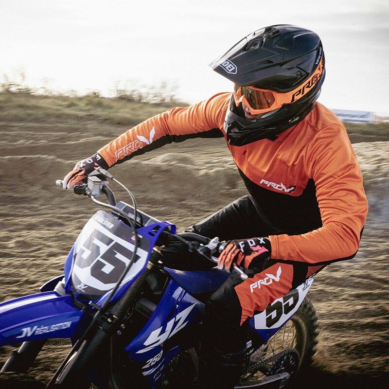 Maillot cross HOLESHOT ORANGE MOTOBLOUZ 4/7