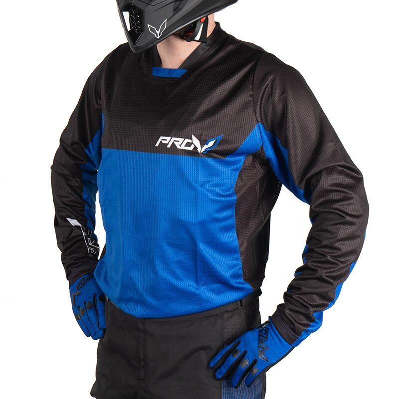 Motoblouz - Holeshot Blue Adulte Bleu Prov - Maillot Manches Longues - Bleu - 52 2xl - Decathlon