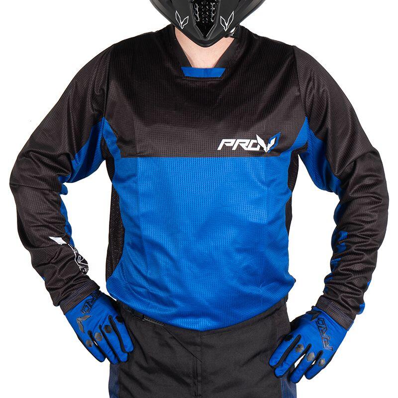 Maillot cross HOLESHOT BLUE MOTOBLOUZ 2/7