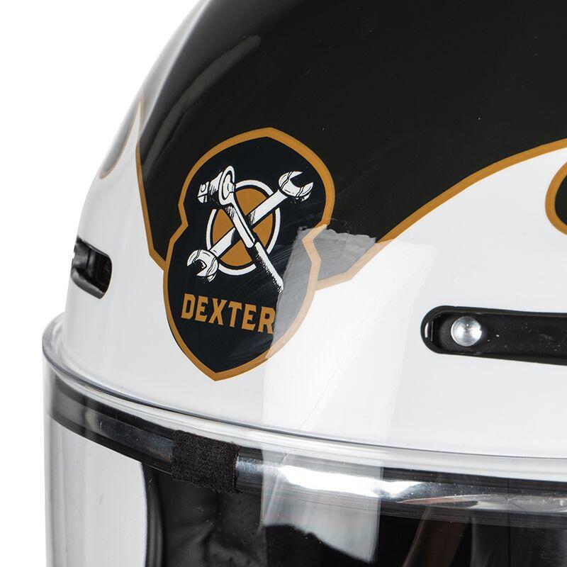 Casque TANNEN JUST RIDE OR DIE Adulte Noir/Blanc Dexter