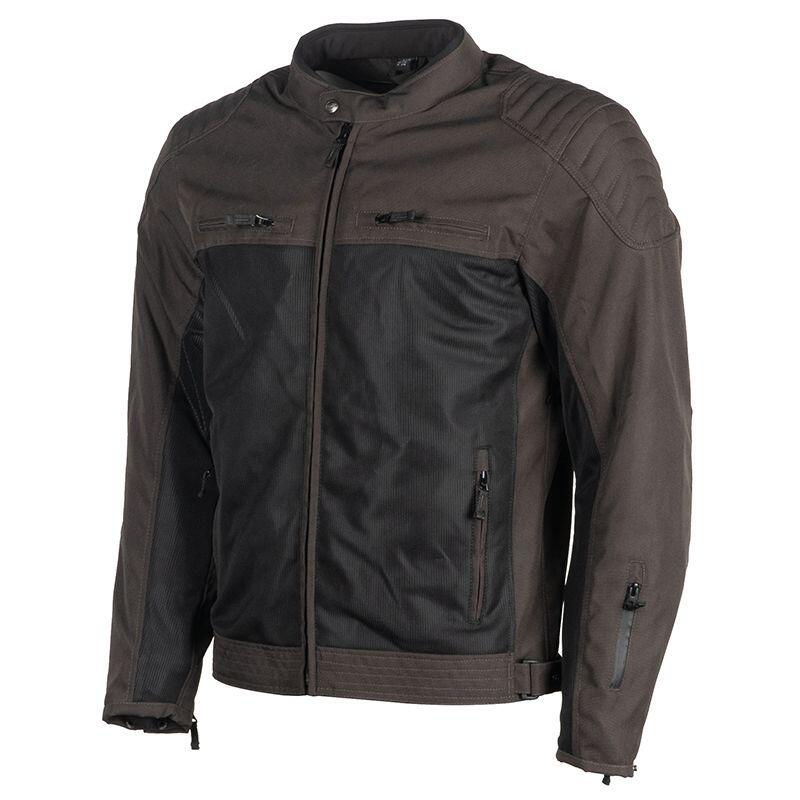 Motoblouz - Swizzle Tex Homme Dark Brown/noir Dxr - Veste - Marron|noir - 40 M - Decathlon