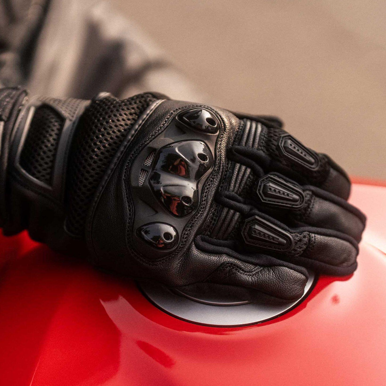 Gants Moto Homologués CE POKER MOTOBLOUZ 4/7