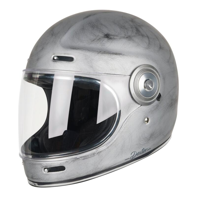 Casque TANNEN METAL Adulte Scratched Metal Dexter