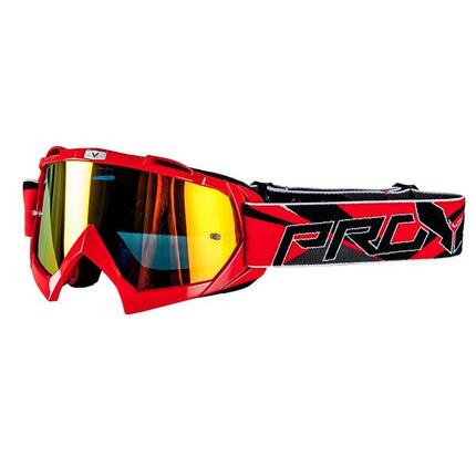 Masque cross VISION RED IRIDIUM adulte Rouge Prov