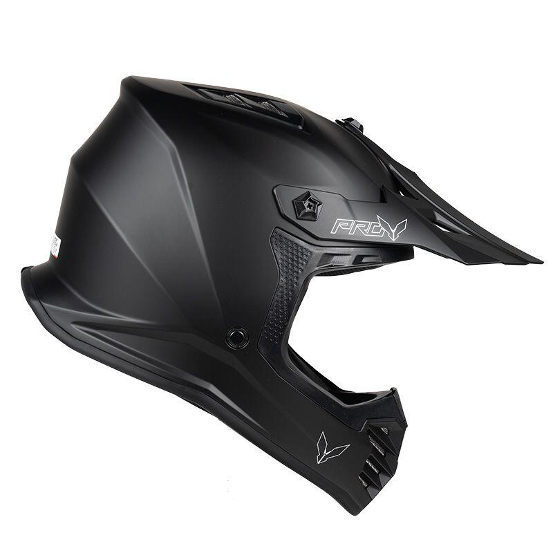 MOTOBLOUZ Casque Cross HAWK ENFANT Black Mat pour Scooter Vélo Trottinette 3/7