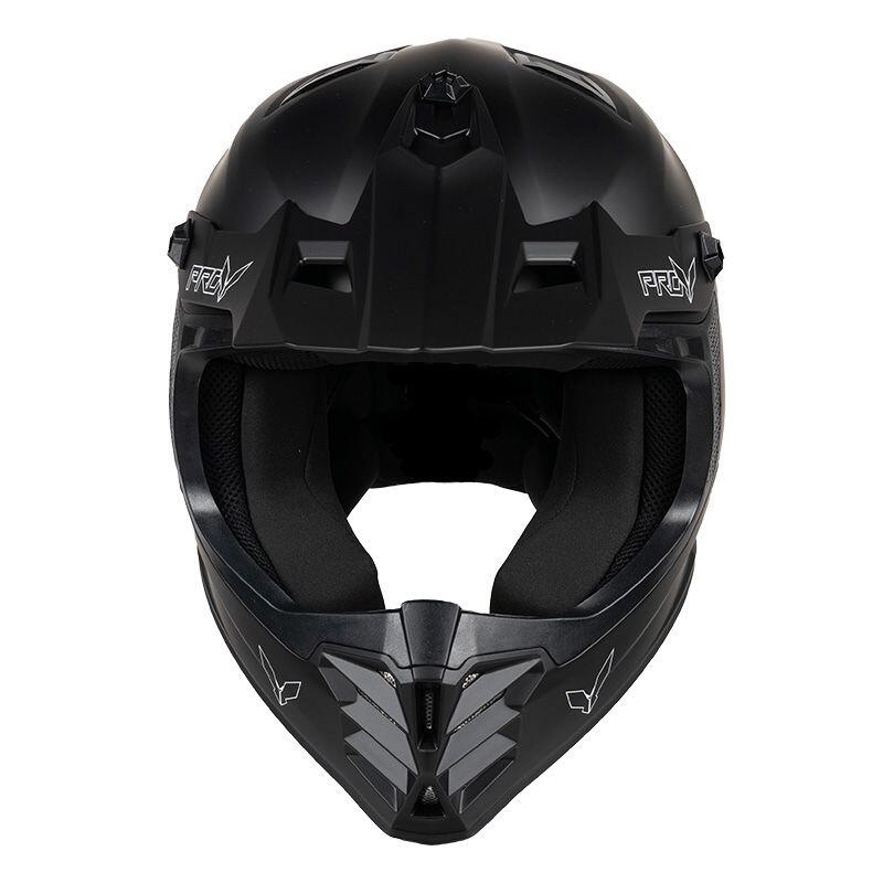 MOTOBLOUZ Casque Cross HAWK ENFANT Black Mat pour Scooter Vélo Trottinette 2/7
