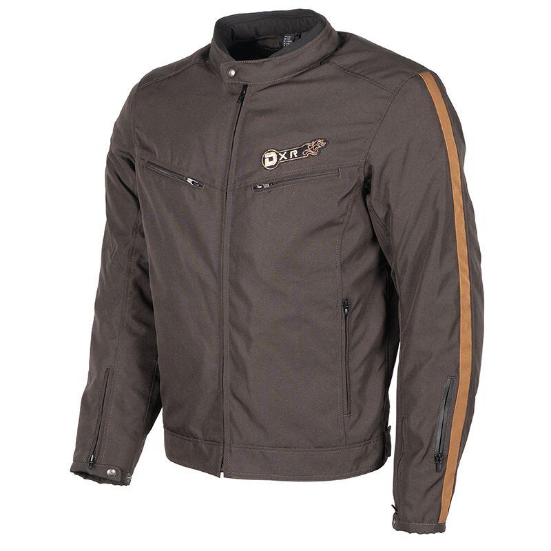 Motoblouz - D63 Tex Homme Marron Foncé/camel Dxr - Blouson - Beige|kaki|marron - 40 M - Decathlon