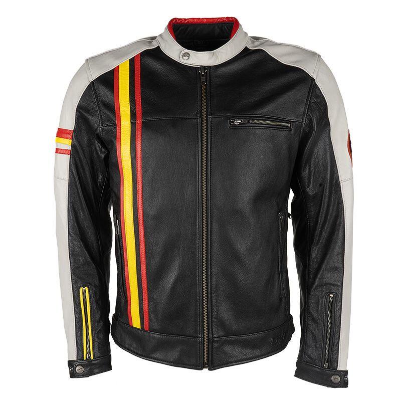 Blouson PATRIOT homme Noir/Rouge DXR