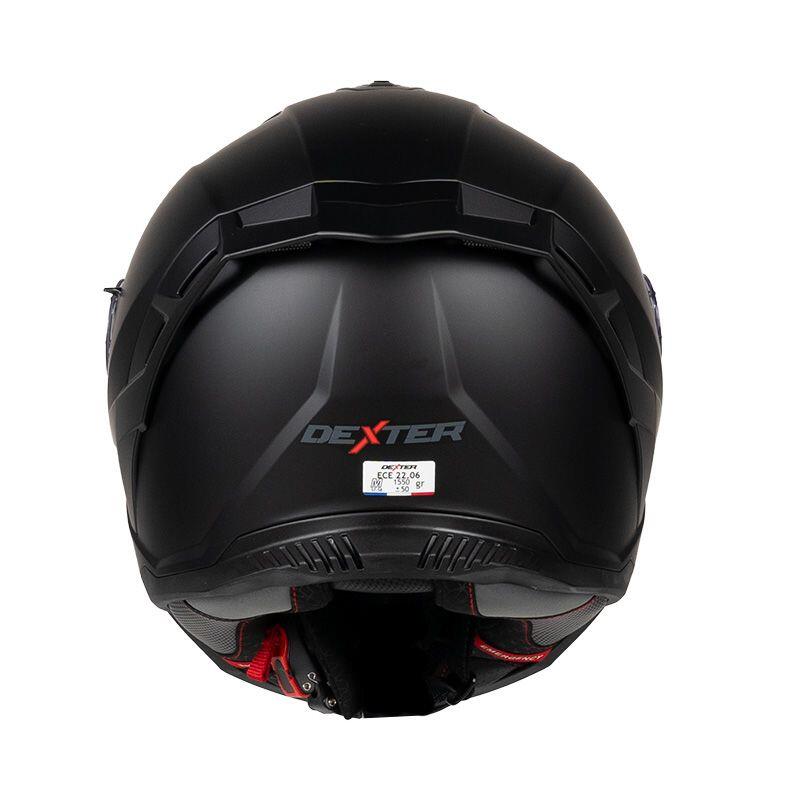 MOTOBLOUZ Casque Intégral HYPERION Black Mat | ECE 22.06 4/7