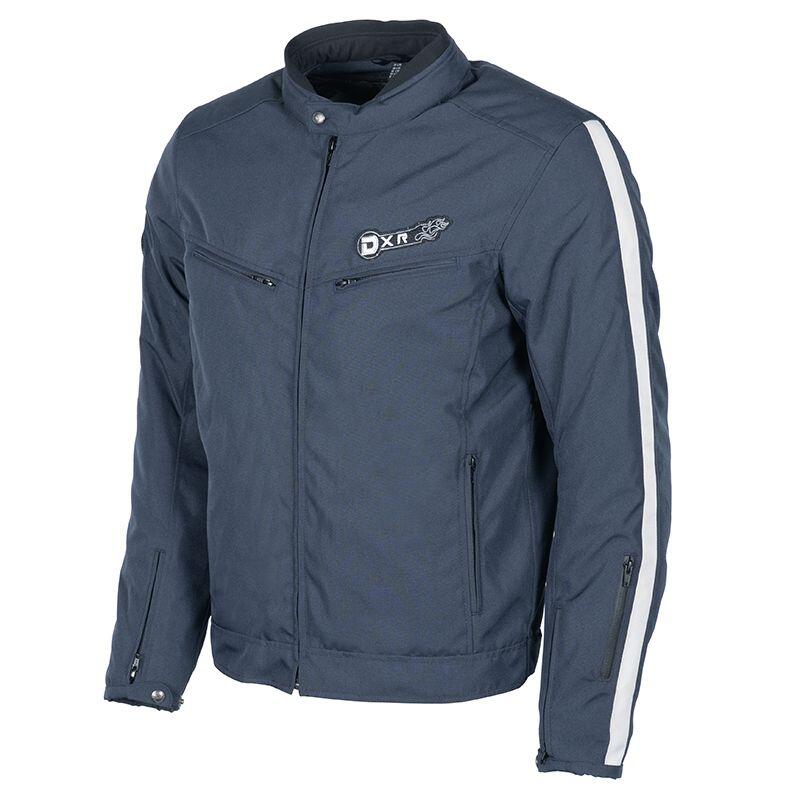 Motoblouz - D63 Tex Homme Navy/light Grey Dxr - Blouson - Bleu|gris - 40 M - Decathlon