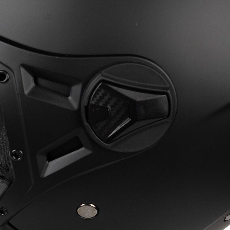 MOTOBLOUZ Casque JET HELIOS Black Mat pour Scooter Vélo Trottinette 7/7