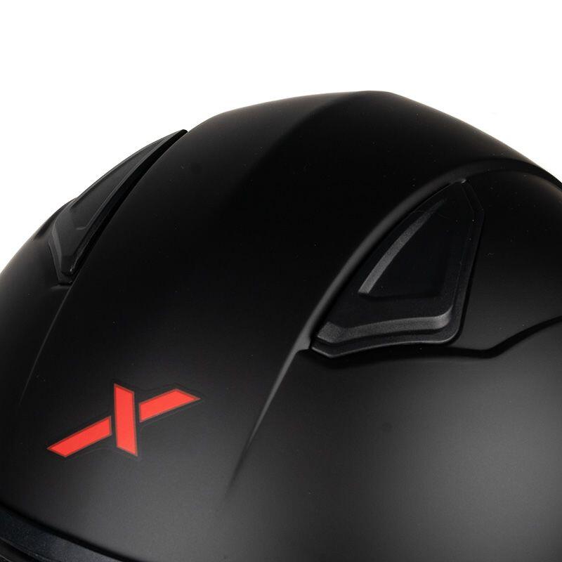 MOTOBLOUZ Casque JET HELIOS Black Mat pour Scooter Vélo Trottinette 6/7