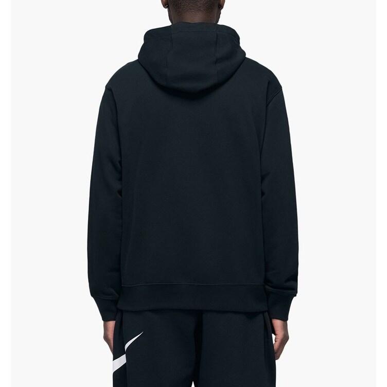 Sweatshirt Nike Club Full-Zip Hoodie Preto Homem 3/5