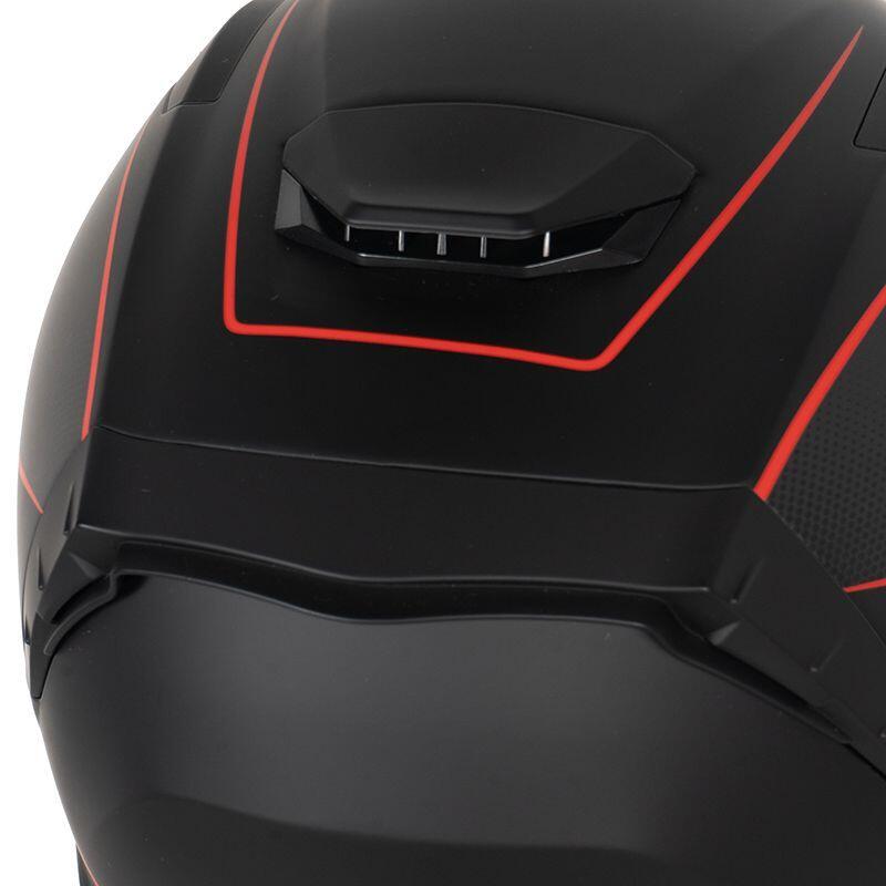MOTOBLOUZ Casque Intégral MIRAGE BLACK/RED Black/Grey/Red | ECE 22.06 5/7
