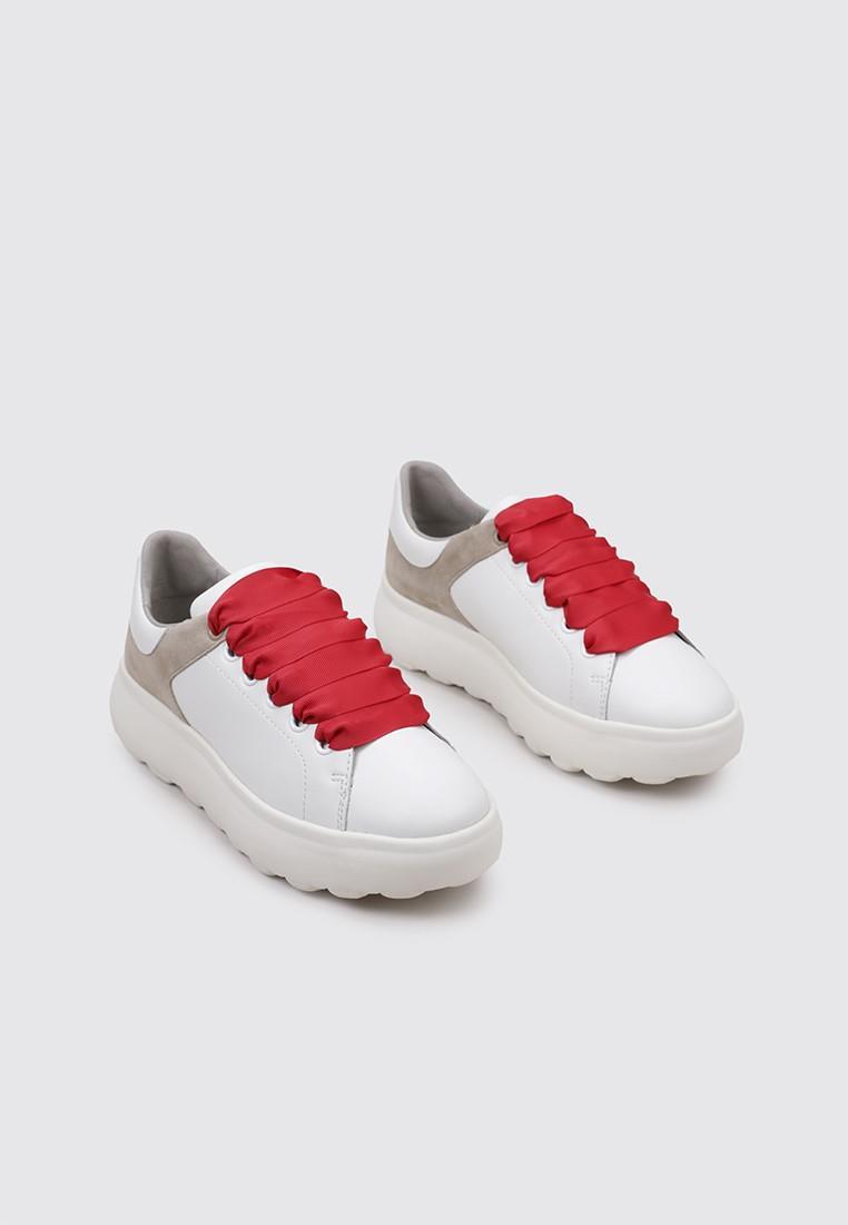Chaussure de randonnée Baskets Femme Geox D SPHERICA EC4.1  Blan 2/5