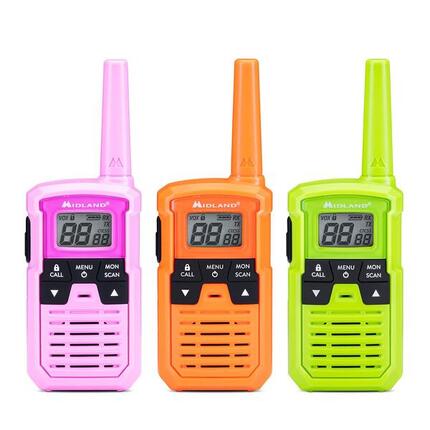 Walkie-talkie XT10 PRO Multicolore 3 radios, couleurs, idéal famille