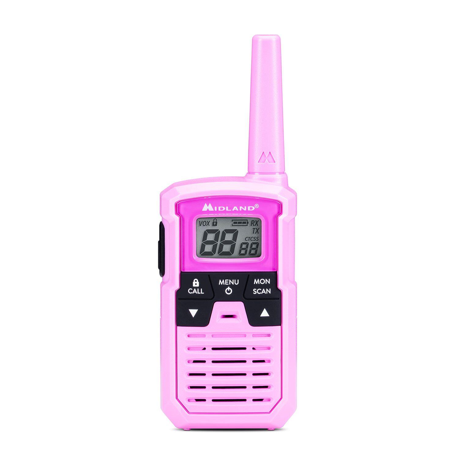 MIDLAND XT10 PRO Walkie Talkie PMR446 - Arancione/Fucsia/Verde 3/7