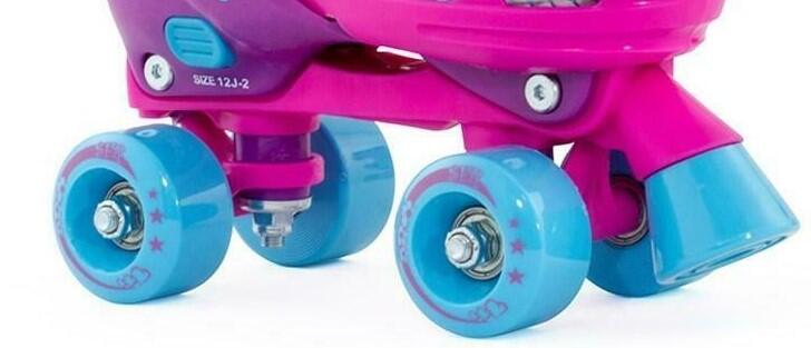 Hurricane Pink/Purple Quad Roller Skates 3/3