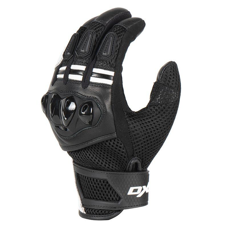Motoblouz - Poker Homme Noir/blanc Dxr - Gants - Blanc|noir - 42 M/l - Decathlon
