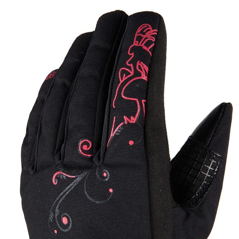 Gants MALLOW LADY femme Noir/Pink DXR