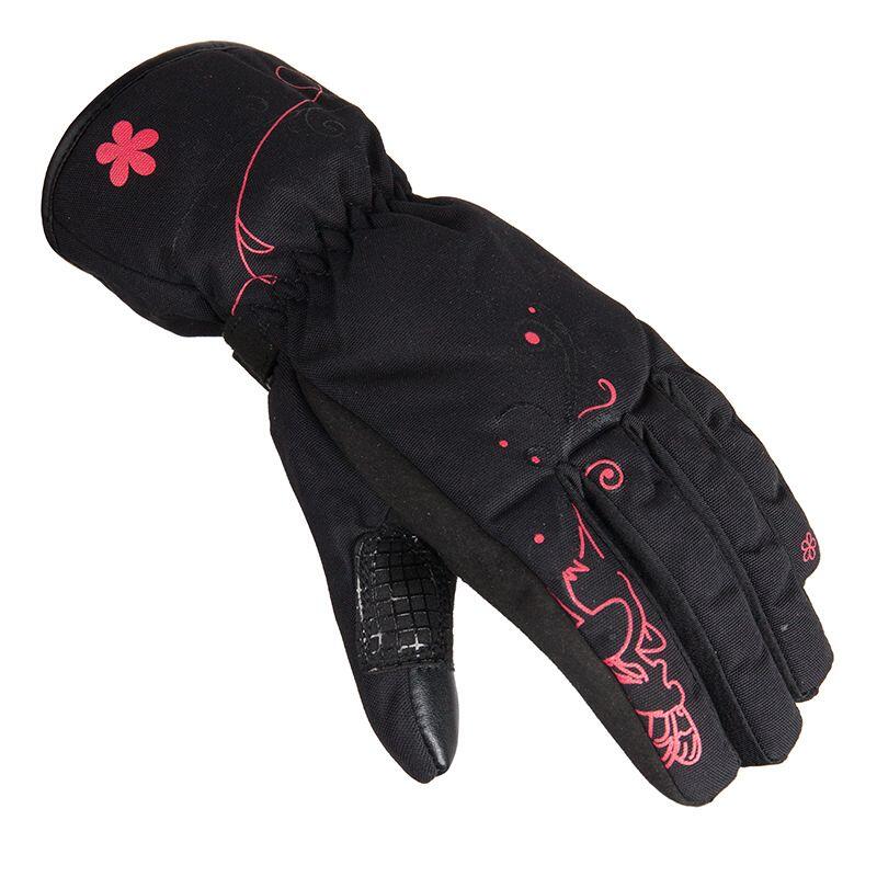 Gants MALLOW LADY femme Noir/Pink DXR