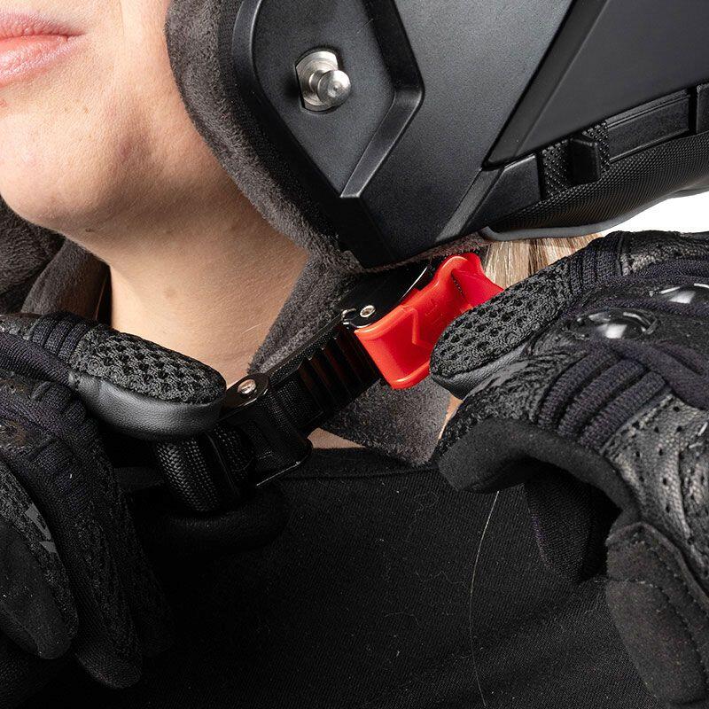 MOTOBLOUZ Casque Modulable STORM Black Mat | ECE 22.06 6/7
