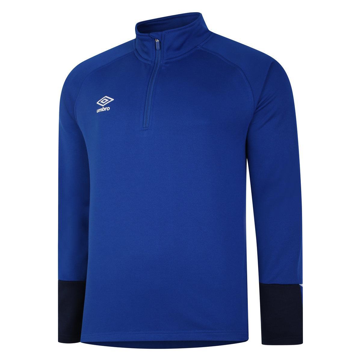 UMBRO Mens Total Training Track Jacket (Royal Blue/Dark Navy/White)